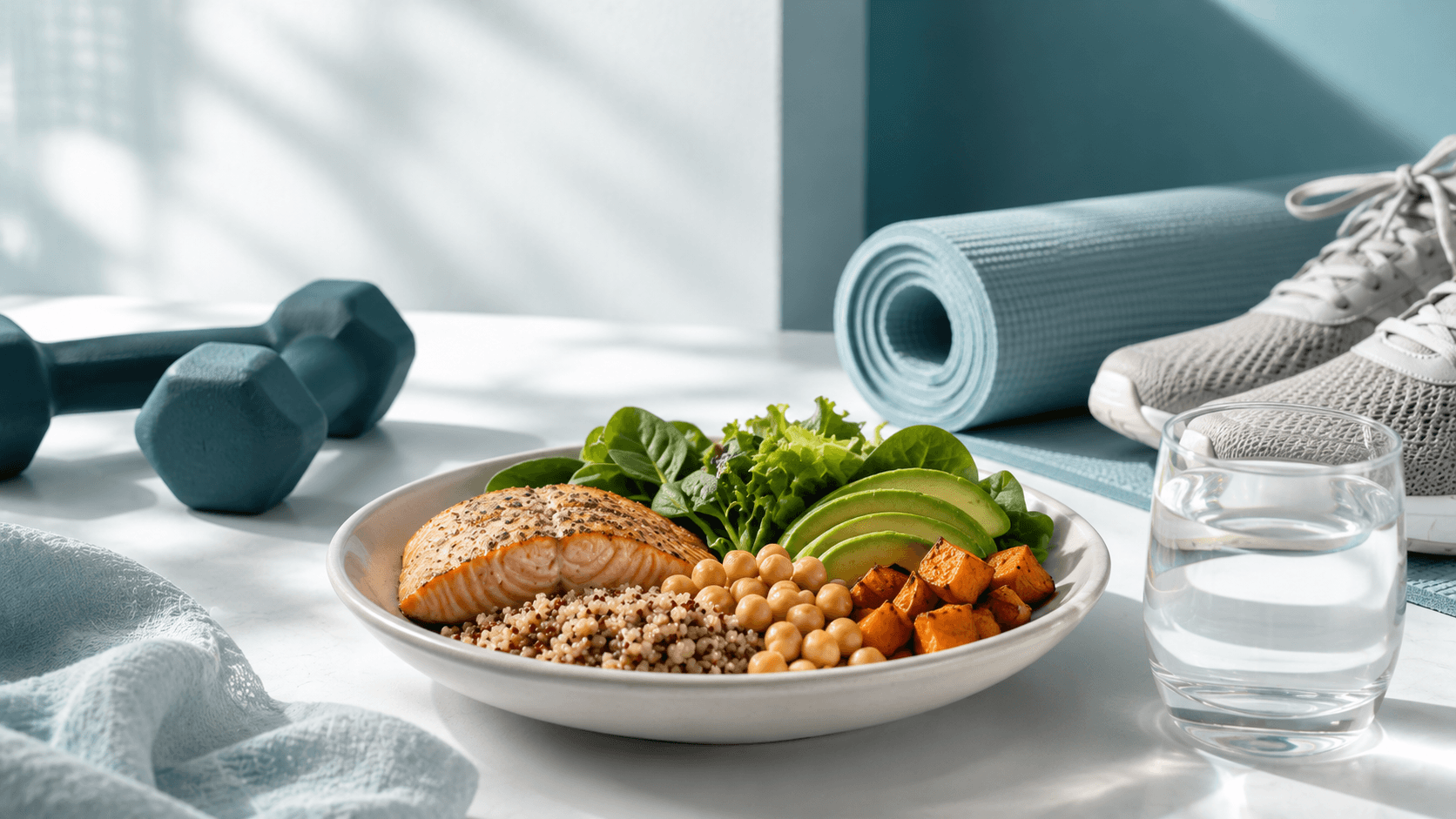 Everyday movement and a balanced meal supporting metabolic health